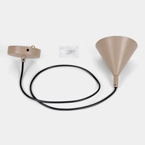 BRILAGI - LED Lampă suspendată pe cablu CONE SINGLE 1xGX53/15W/230V bej