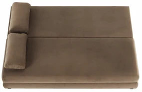 Canapea extensibila, textil capuccino bej, CLIV