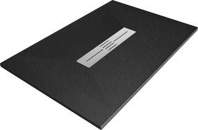 Mexen Toro cadă de duș dreptunghiulară SMC 100 x 70 cm, neagră - 43707010