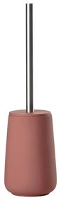 Perie de WC roșu-deschis din porțelan Nova – Zone