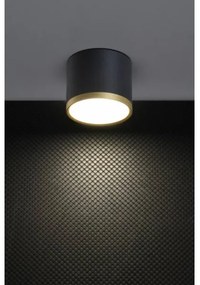 Spot LED TUBA LED/9W/230V negru/auriu