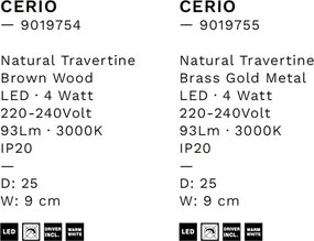 Aplica de perete LED decorativa CERIO