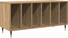 vidaXL Dulap pentru discuri de vinil stejar artizanal 100 x 38 x 48 cm
