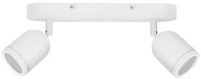 Plafoniera cu 2 Spoturi pentru baie cu protectie IP44 ORSON alba