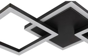 Brilliant - Plafonieră LED JORVIC LED/21W/230V 28x61,5 cm neagră