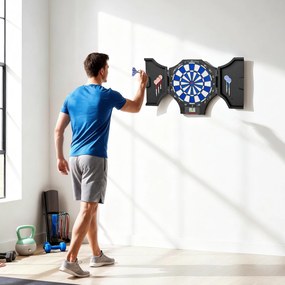 SPORTNOW Electronic Dartboard Set for 8 Players with 31 Games, LCD Scoring Indicator | Aosom Romania