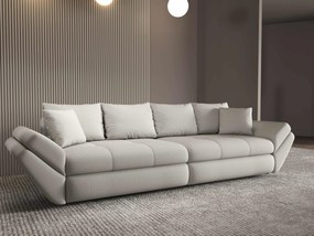 Canapea extensibilă dumonde cu ladă de depozitare si sezut confortabil din spuma high-density, Loana Enjoy Bej 300x100 cm