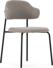 Scaune de dining gri-deschis 4 buc. Adriel – Marckeric