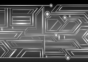 Fototapet - Geometrie - abstact (254x184 cm)