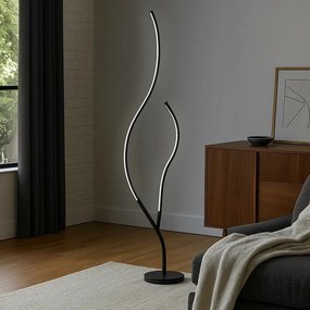 Lampadar LED Decorativ Modern, 68W, 1450 mm – Model SX8742-BK