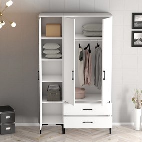 Dulap de haine Kiara PT (Alb). 1088436