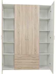Dulap, 4 uşi, stejar sonoma, GWEN 70429