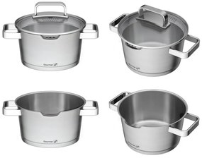 Set de vase G21 Gourmet Magic cu sita,oțel inoxidabil-9piese