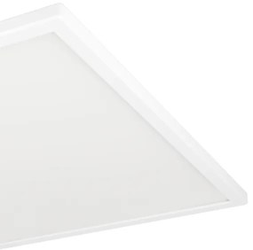 Plafonieră LED RGBW dimabilă de exterior Eglo 901476 ROVITO-Z 17W/230V 50x50cm IP44 alb
