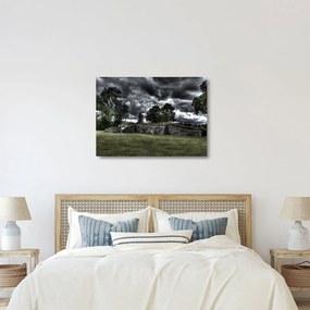 Tablou pe sticlă cu cerul întunecat (70x50 cm)