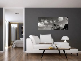 Tablou - Turnul Eiffel din Paris (120x50 cm)