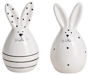 Lepure de Paste alb si negru RABBIT WHITE - diferite variante