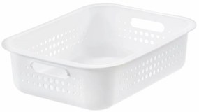 Coș de depozitare SmartStore Modern, alb, 37 x 28x 10 cm, 37 x 28 x 10 cm