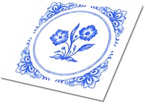 Plăci de vinil Floare azulejos