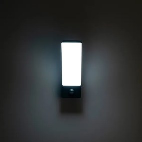 Aplică LED de exterior cu senzor Brilagi ARCELO LED/9W/230V IP44