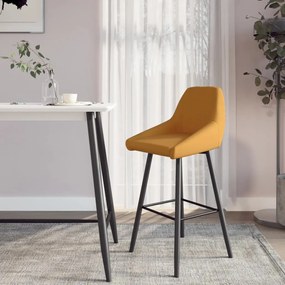338726 vidaXL Scaun de bar, maro, catifea