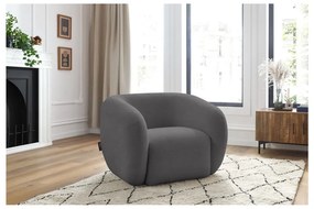 Fotoliu gri închis Celine – Bobochic Paris