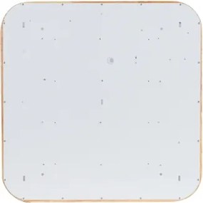 Brilagi - Lampă LED dimabilă MOLINA SQUARE LED/48W/230V stejar 40x40 cm + telecomandă