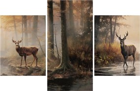 Tablou - Vintage pictura wildlife (90x60 cm)