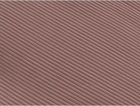 Colțar roz cu tapițerie din catifea reiată Belair – Bobochic Paris