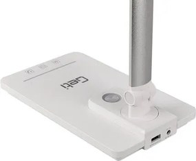 Lampă LED dimabilă de masă cu USB LED/9W/230V 3000K/4000K/5500K alb