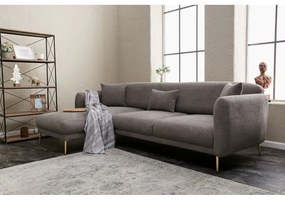 Colțar gri (cu colț pe partea stângă/cu șezlong) Simena – Balcab Home