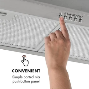 Down Under 90, hotă de aspirație, 90 cm, 590 m³/h, LED, oțel inoxidabil