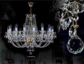 Candelabru Cristal Bohemia Exclusive 16 brate, diam. 86cm GWYNETH XVI CE