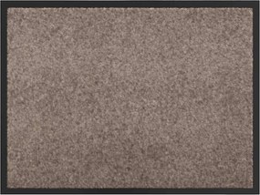 vidaXL Covoraș de intrare Bej 60 x 40 x 1.2 cm Țesătură Teddy