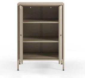 Dulap crem din metal 70x100x40 cm Fayna – Marckeric