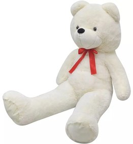 vidaXL Ursuleț de pluș moale de jucărie xxl, alb, 85 cm