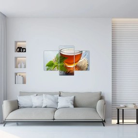 Tablou cu ceașca cu ceai (90x60 cm)