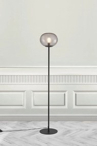 Lampadar, Lampa de podea design nordic Alton, negru/ fumuriu 2010514047 NL