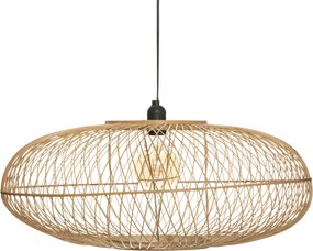 Lampă cu pandantiv din bambus LOREN, Ø 60 cm