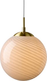 Halo Design 748358 - Pendul pe cablu CANDY 1xE27/25W/230V, Ø 20 cm, gri/alamă