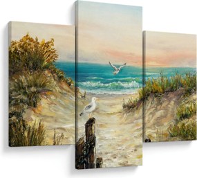 Tablou - Plaja cu nisip (90x60 cm)