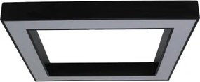 Plafonieră LED/100W/230V 3000/4000/6500K 80x80 cm negru