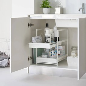 Raft suplimentar alb din metal 30x42 cm Tower – YAMAZAKI