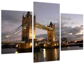 Tablou - Tower Bridge la noapte (90x60 cm)