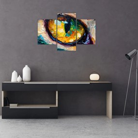 Tablou - Ochi de pisică Pictură (90x60 cm)