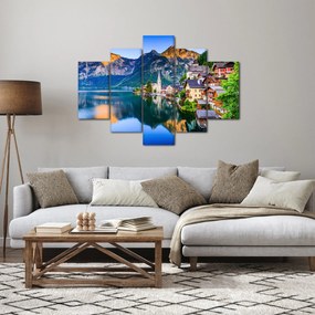 Tablou - Sat alpin (150x105 cm)