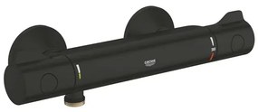 Baterie dus termostatata negru mat Grohe Grohtherm 800