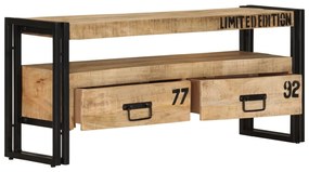 vidaXL Comodă TV, 100 x 30 x 45 cm, lemn masiv de mango