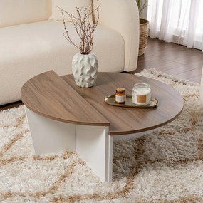 Masă de cafea Orion Walnut White