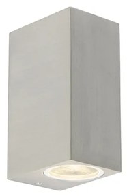 Aplică modernă din aluminiu cu 2 lumini IP44 - Baleno